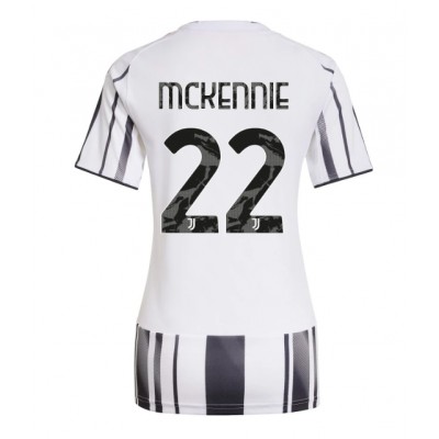 Ženski Nogometni dresi Juventus Weston McKennie #22 Domači 2025-26 Kratek Rokav Ženski Nogometni dresi Juventus Weston McKennie #22 Domači 2025-26 Kratek Rokav